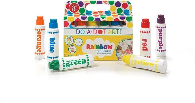 Do A Dot Art! Markers 6-Pack Rainbow Washable Paint Markers, The Original Dot Marker | Amazon (US)