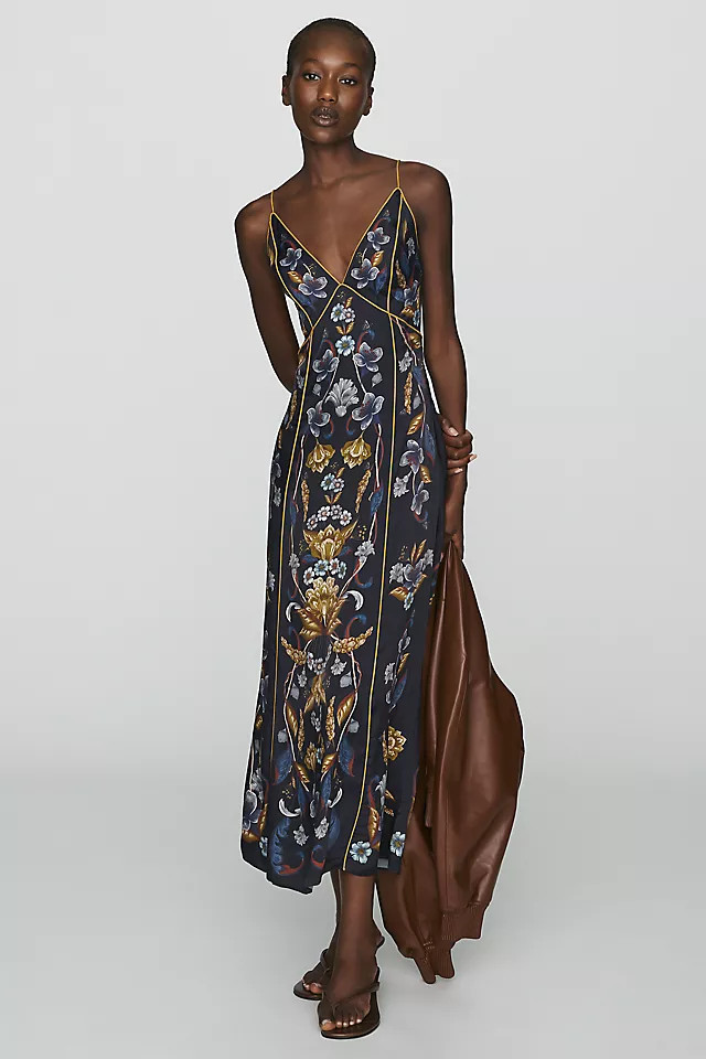 Golden Nature Maxi Dress | Anthropologie (US)