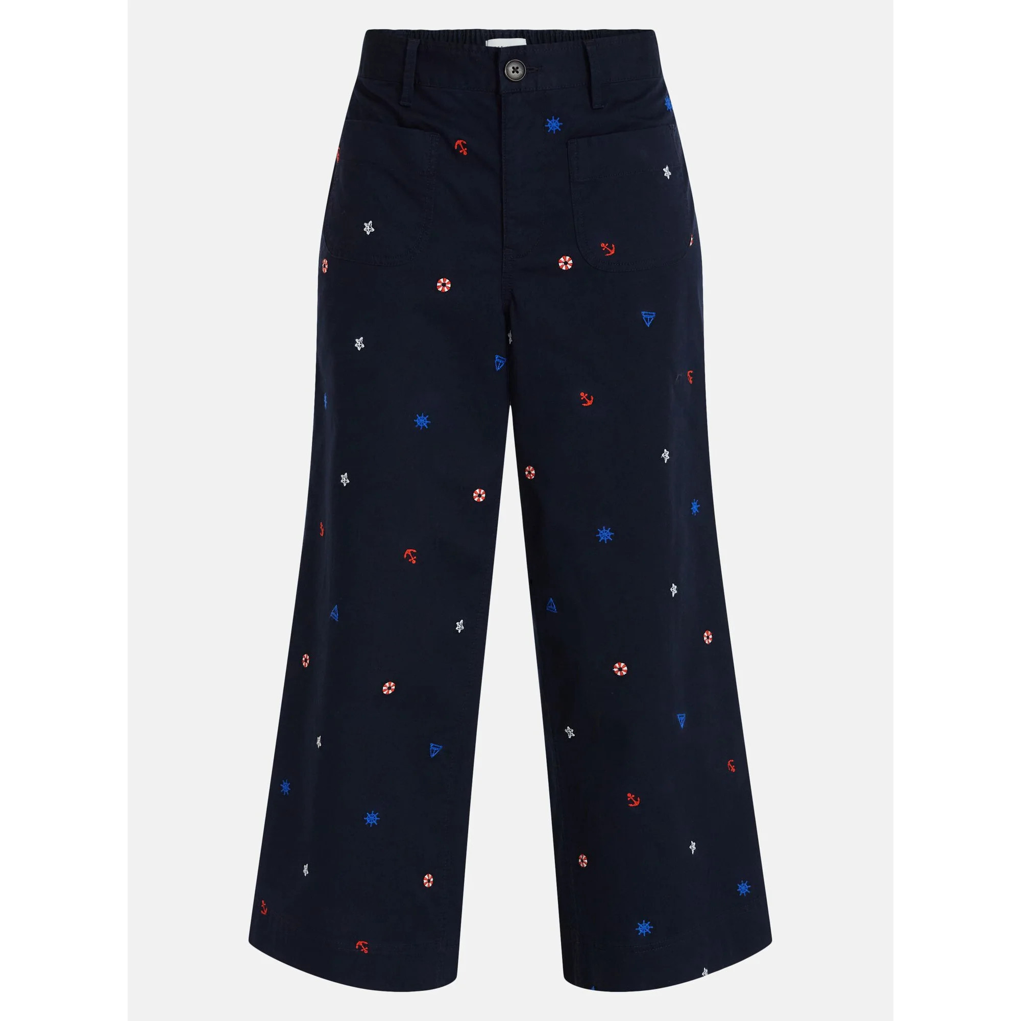 Free Assembly Women's and Women's Plus Cropped Pants with Patch Pockets, 26" Inseam, Sizes XS-4X ... | Walmart (US)