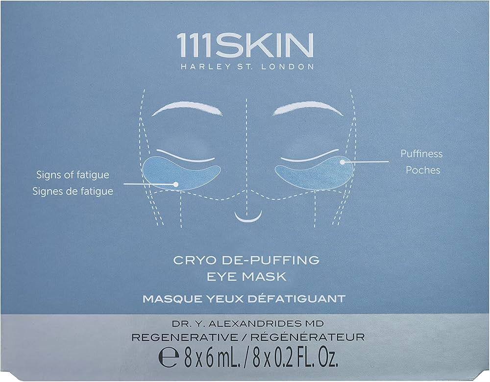 111SKIN Cryo De-Puffing Eye Mask, Hydrating Under Eye Patches for Puffy Eyes & Dark Circles with ... | Amazon (US)