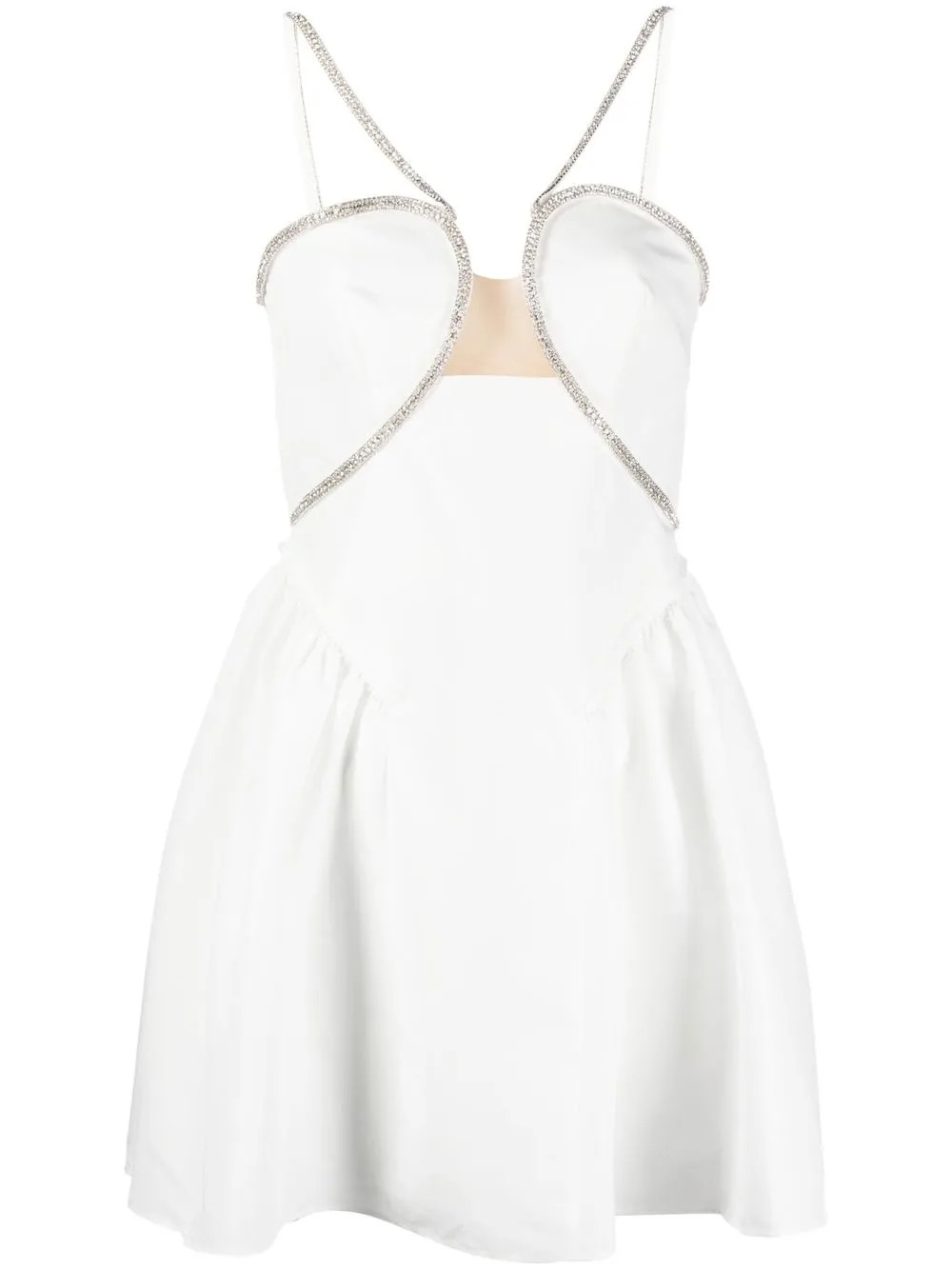 Self-Portrait crystal-embellished cut-out Minidress - Farfetch | Farfetch Global
