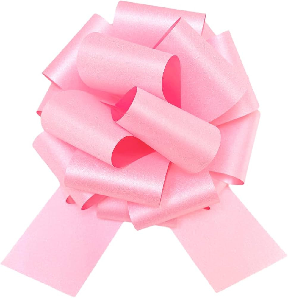 12" Large Pink Bow,1pcs Glitter Big Gift Bow Big Bow for Bike Bow for Present Bow for Large appli... | Amazon (US)
