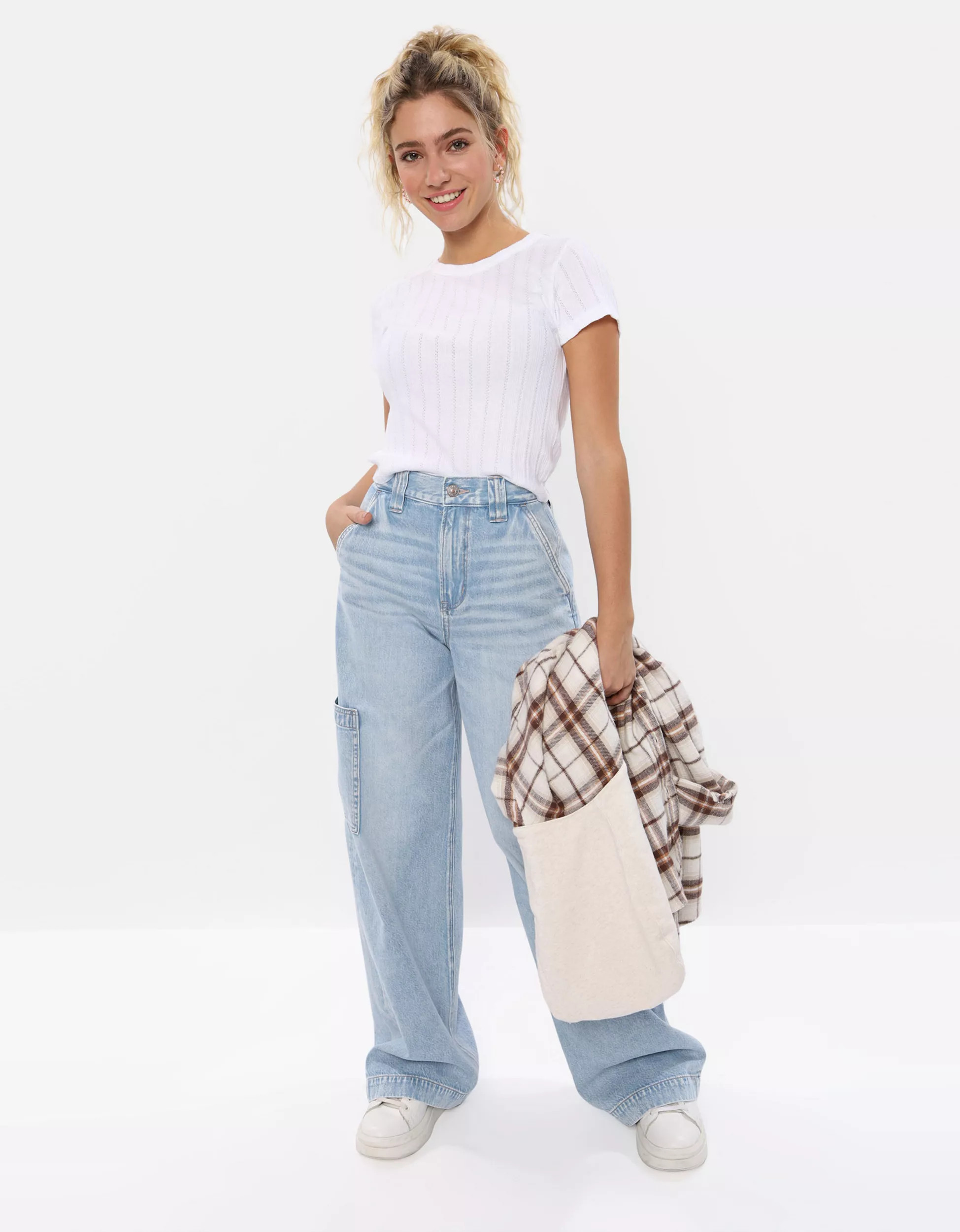 AE Cropped Baby Tee | American Eagle Outfitters (US & CA)