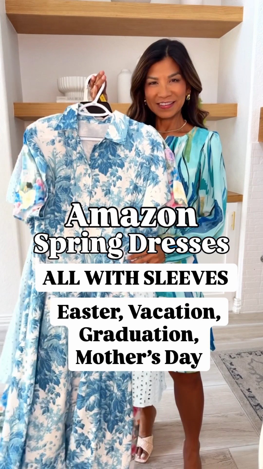 I’m 5’2” 118#ish for reference 
All dresses in size small tts except dress #4-runs big-size down on that.
Wedge sandals tts.
Easter dress, vacation dress, graduation dress, Mothwr’s day dress, Amazon finds, over 50 style, midlife fashion, petite fashion,affordable fashion, fashion over40 

#LTKPetite #LTKOver40 #LTKSaleAlert
