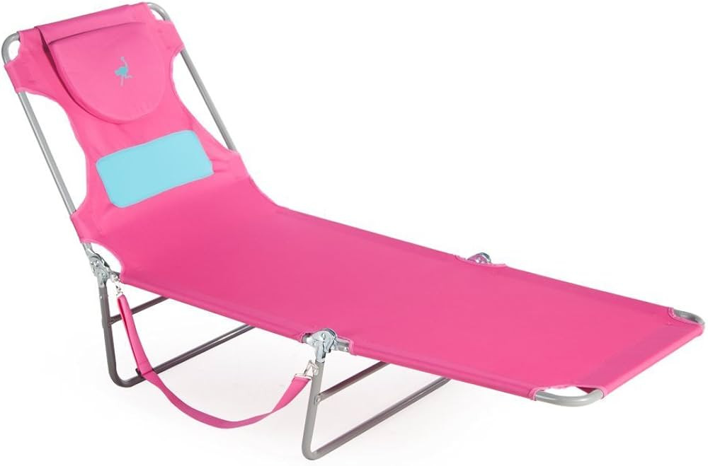 Ostrich Ladies Comfort Lounger with Chest Support, Portable Reclining Outdoor Patio Beach Lawn Ca... | Amazon (US)