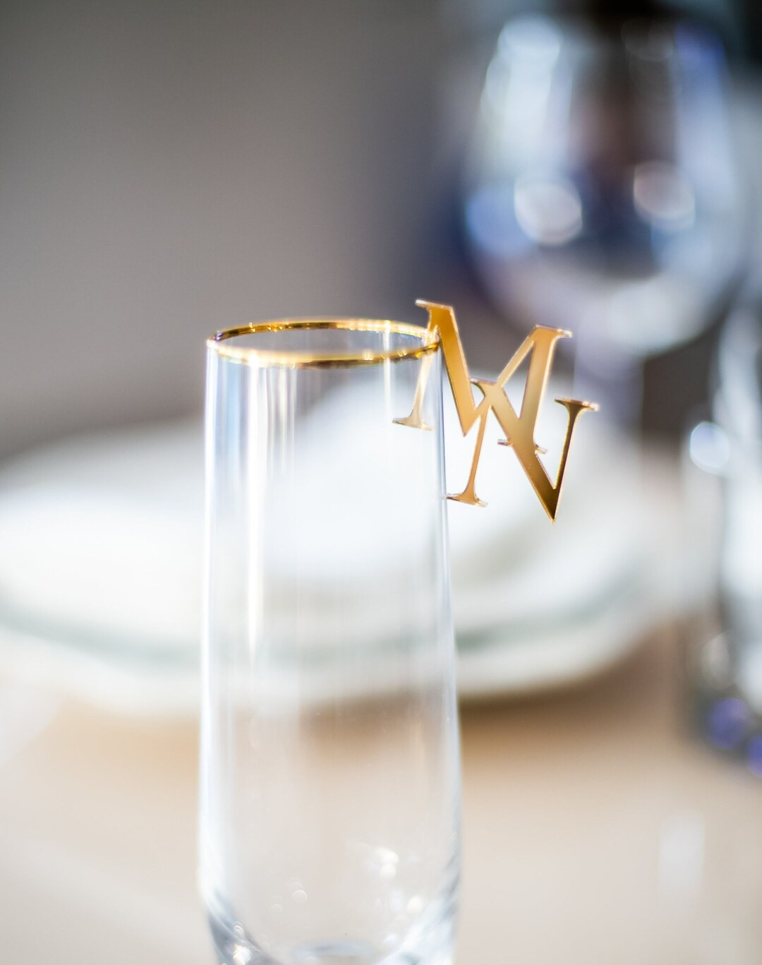 Initial Drink Tags Wedding Cocktail Charms Wedding Initial Letters Tag for Drinks Wedding Bar or ... | Etsy (US)