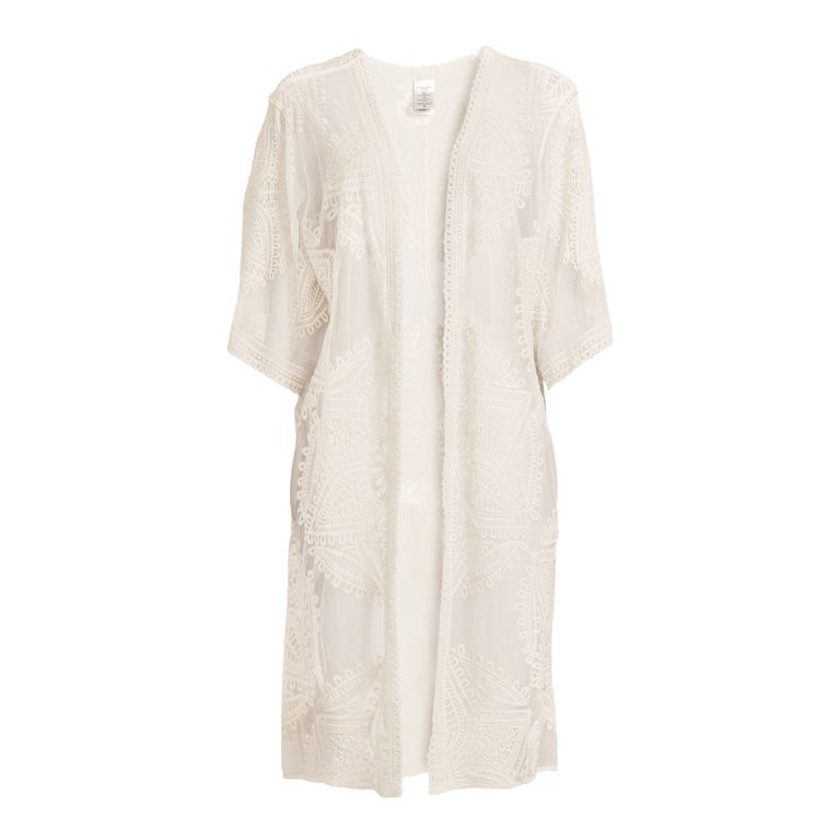Time and Tru Women’s Lace Kimono | Walmart (US)