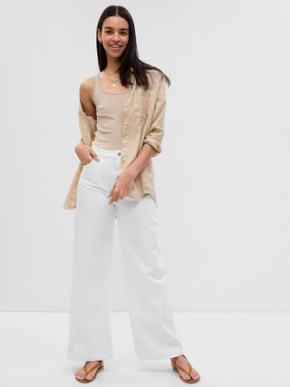 High Rise Stride Ankle Jeans with Washwell | Gap (CA)