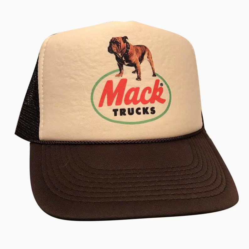 Mack Trucks Trucker Hat Adjustable Trucker Foam Brown Hat Trendy Trucker Mesh Hat Retro Vintage T... | Etsy (US)