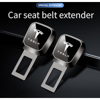 Suitable for Tesla model Y/3/X automotive zinc alloy electroplating automotive seat belt extension seat belt buckle plug | AliExpress (US)