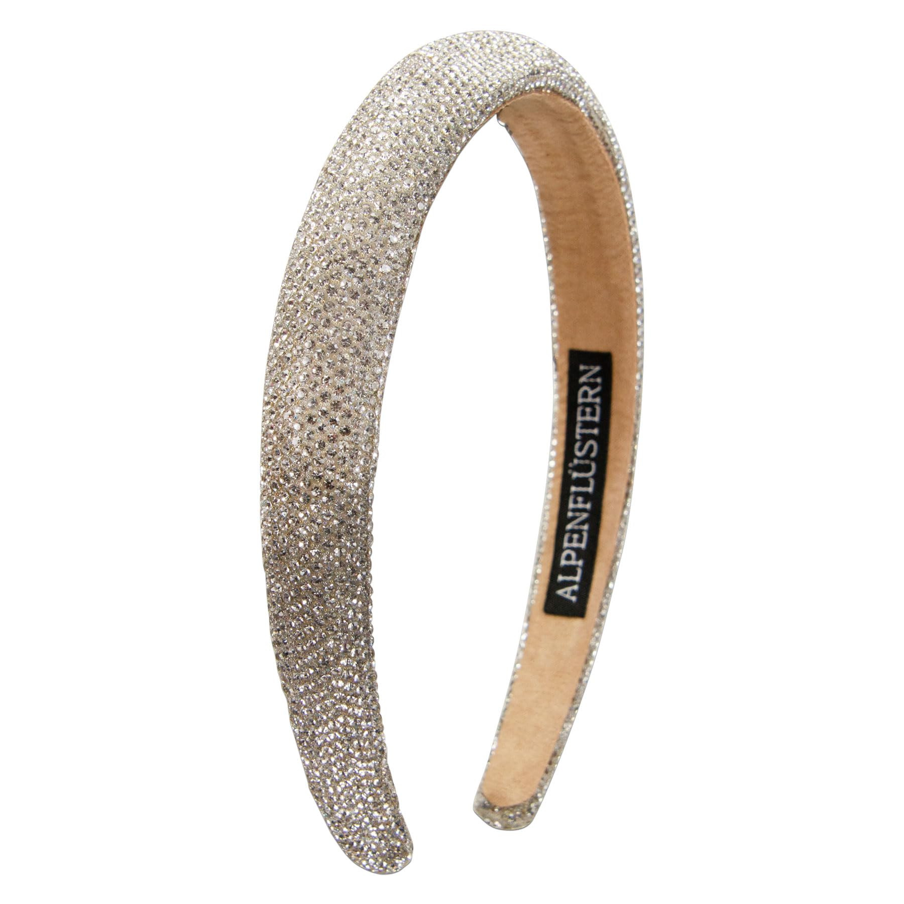 Alpenflüstern Trachten-Haarreif Glitzer breit - Damen Haarschmuck, Haarband rutschfest fürs Dir... | Amazon (DE)