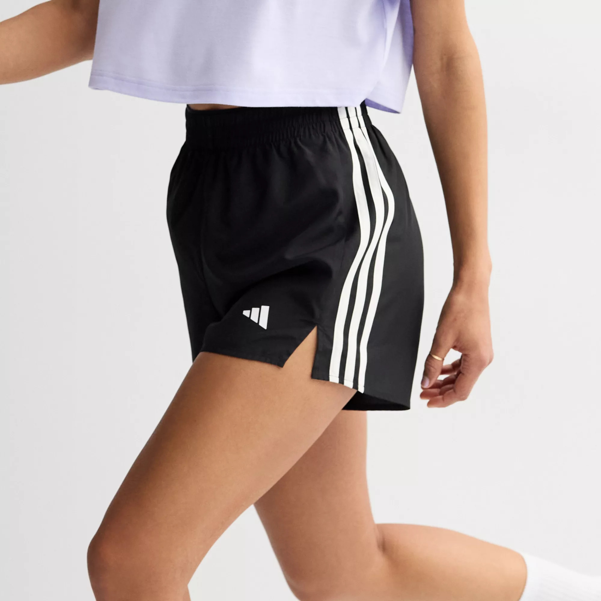 Women's adidas 3-Stripes High-Rise Training Shorts | Kohl's