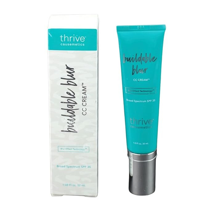 Thrive Causemetics Buildable Blur CC Cream SPF35 (Beige Golden)       Add to Logie | Amazon (US)