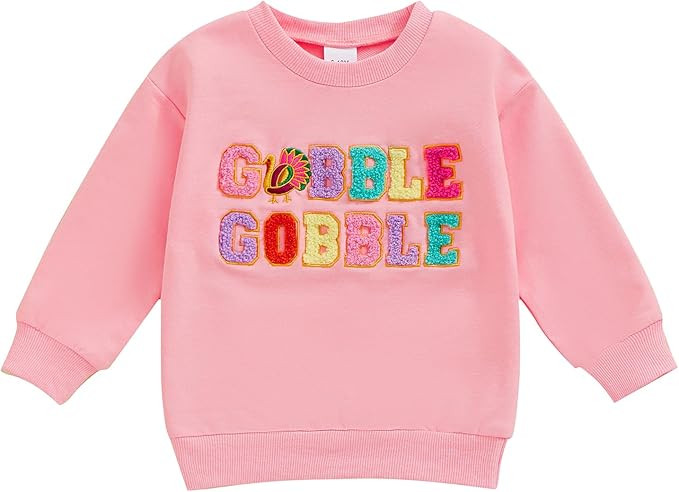 ZyHwShine Toddler Baby Girl Halloween Outfit Hey Boo Pumpkin Sweatshirt Crewneck Pullover Long Sl... | Amazon (US)