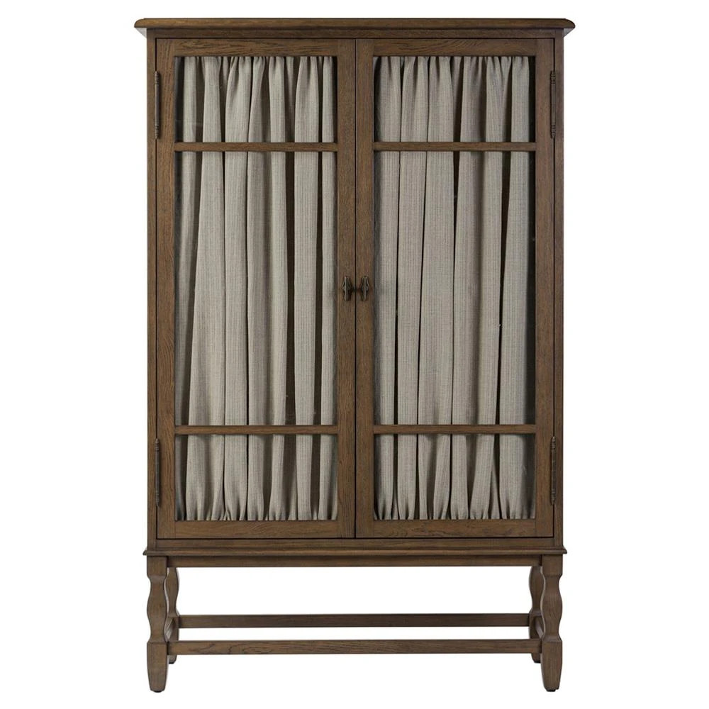 Finley Fawn Oak Cabinet | Kathy Kuo Home