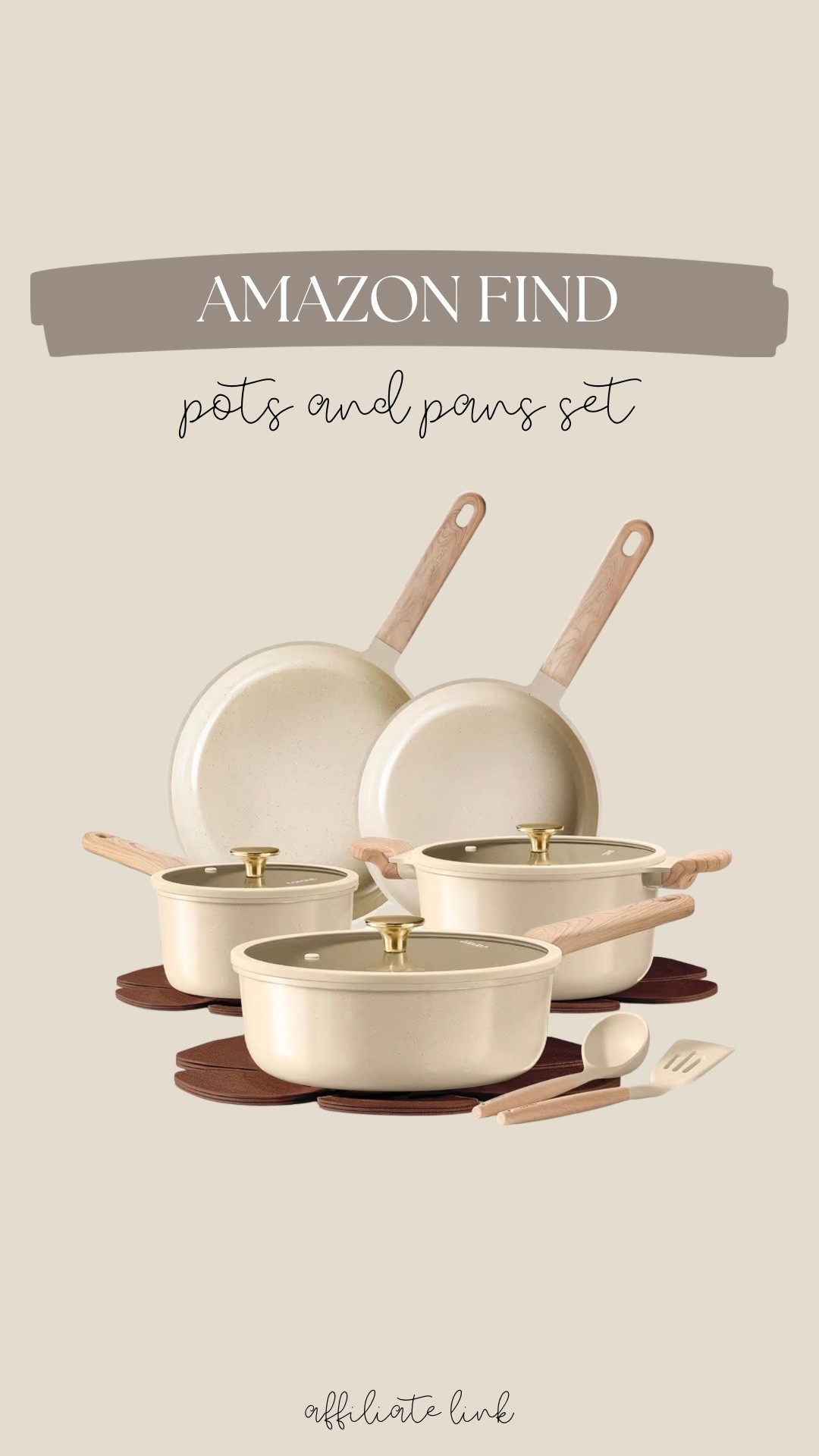 On sale now! Pots and pans set from Amazon at an affordable price point 

Amazon find, Amazon home 

#LTKHome