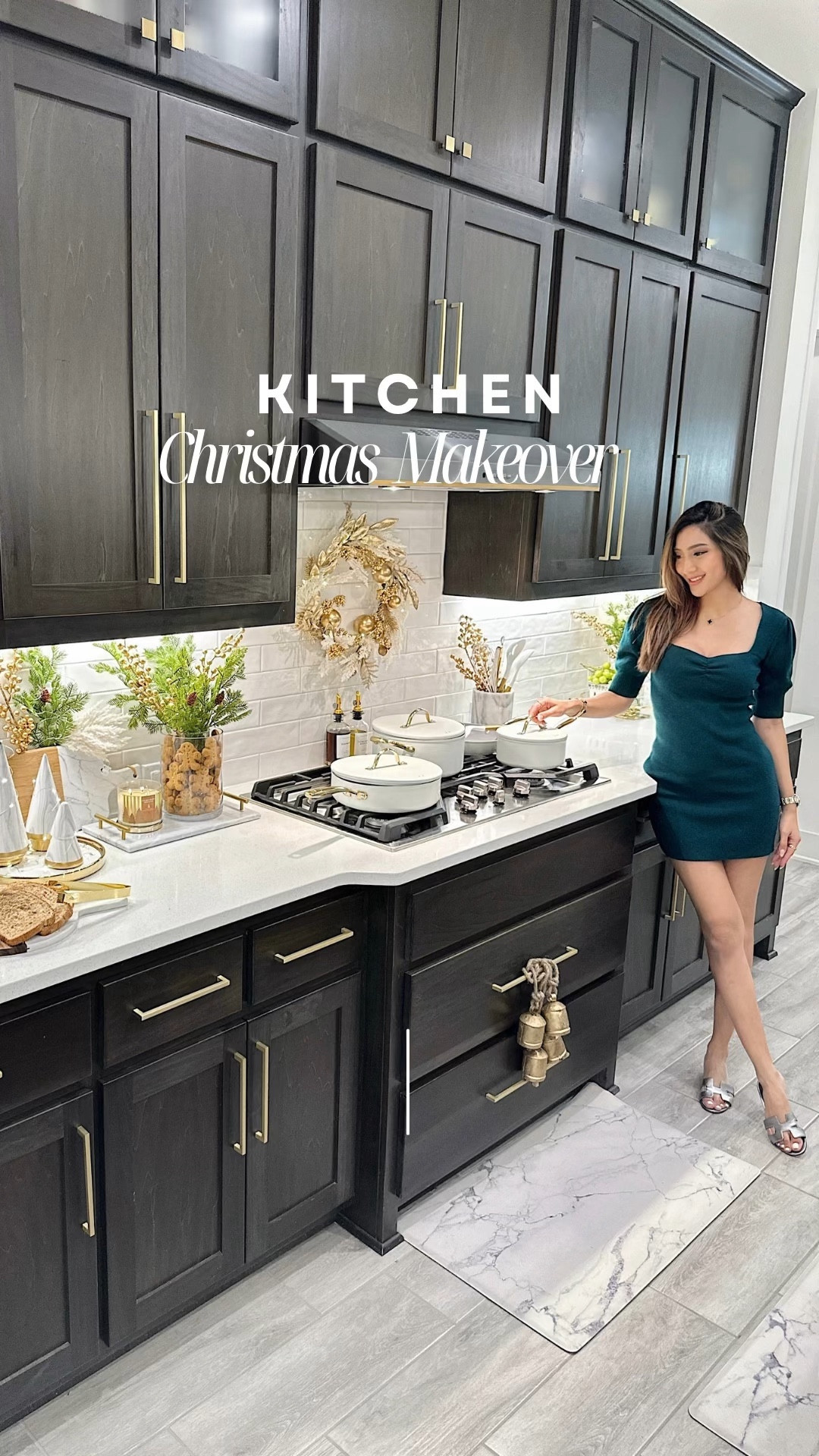 🎄✨Kitchen Christmas Makeover 🫶🔗 Comment ‘links’ and I’ll send you all the links to create it. ☺️ 

It’s time to add some luxurious touch to my kitchen essentials after installing the gold hardware pulls, so I can have them ready for the holiday season.🎅🏻✨ From air fryer, toaster, pots/pans set, cooking utensils, and many more.

These are great quality and BEAUTIFUL! Why not upgrading yours for the holidays as well? 😉🫶

#LTKHoliday #LTKSeasonal #LTKhome