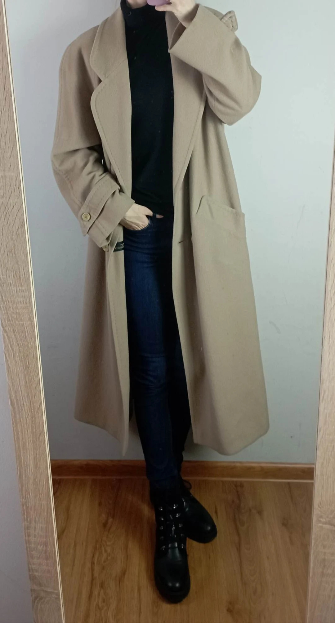 Vintage St.Michael Long Coat Wool and Cashmere 90s | Etsy (US)