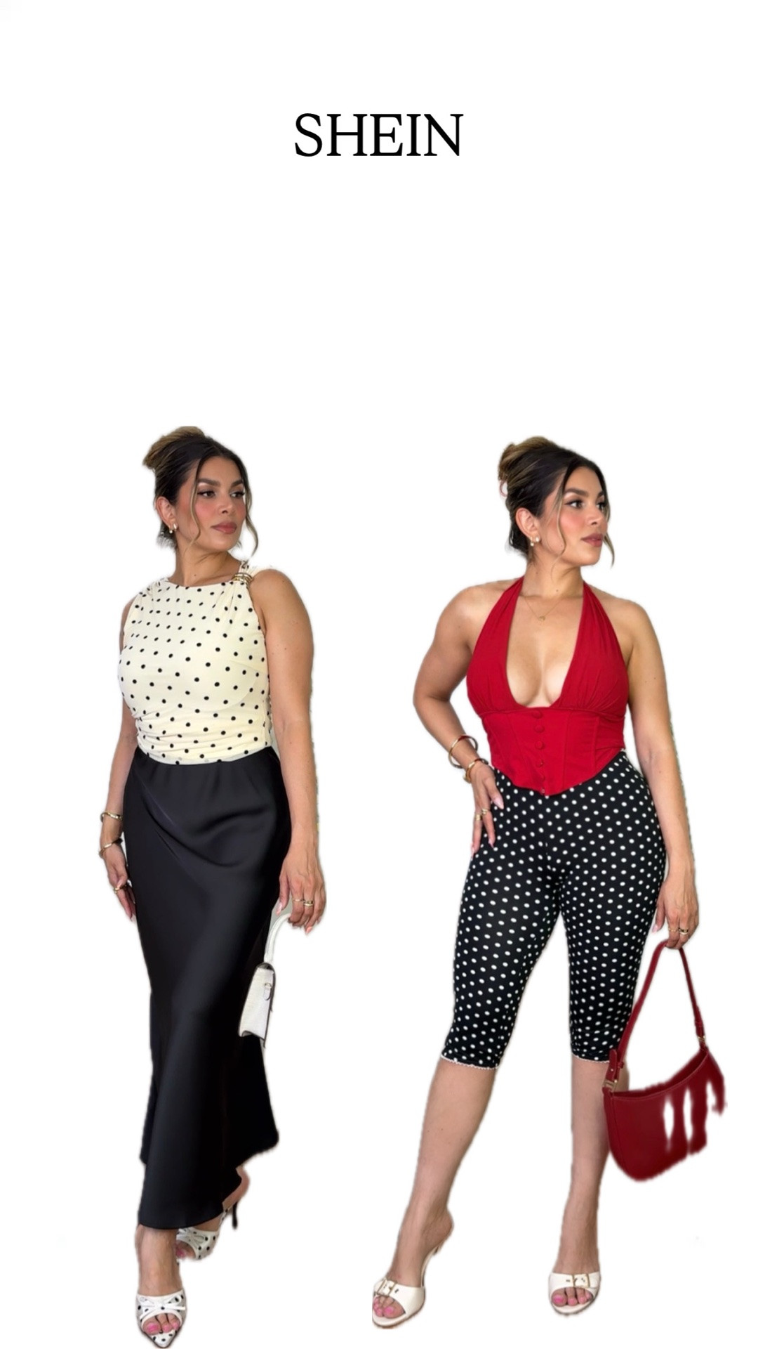 Wearing size small, I did size down to a xs on the Caprice and I feel like they fit perfect, they are very stretchy

#LTKsummer #LTKstyletip
