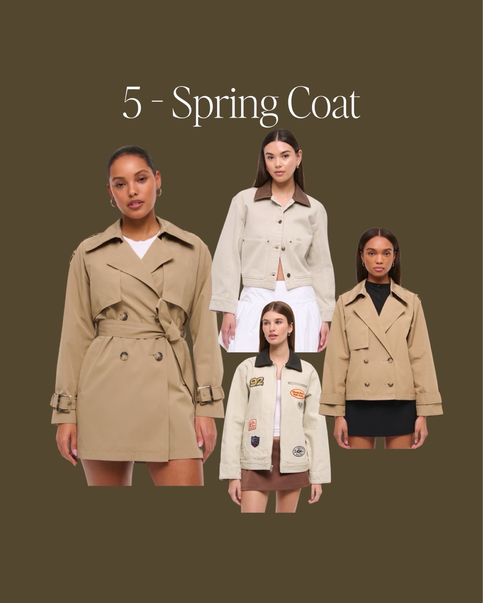 abercrombie viral denim sale, capsule wardrobe, spring jackets, trench coat, barn jackets 

#LTKSaleAlert #LTKFindsUnder100 #LTKMostLoved