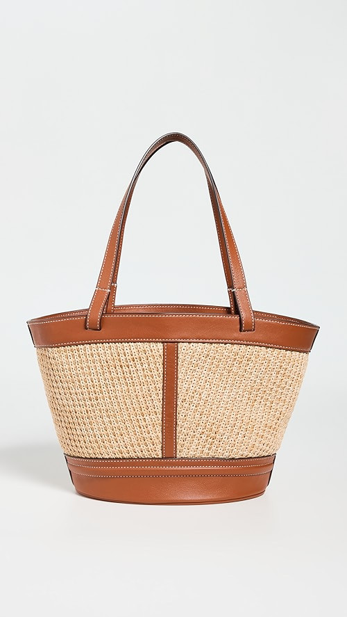 Henri Petite Raffia Bucket Tote | Shopbop