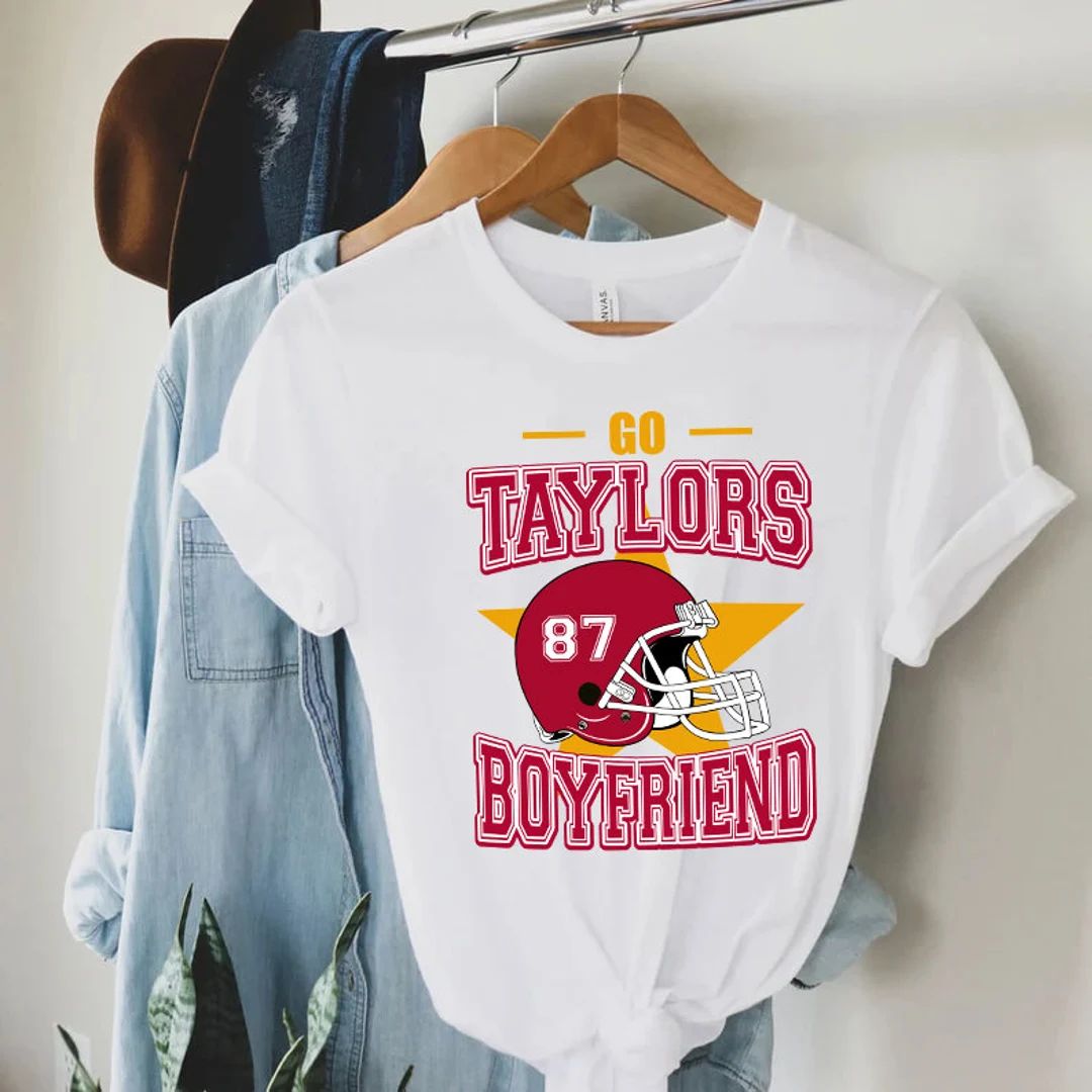 Go Taylors Boyfriend Shirt Funny TS Inspired Shirt Football - Etsy | Etsy (US)