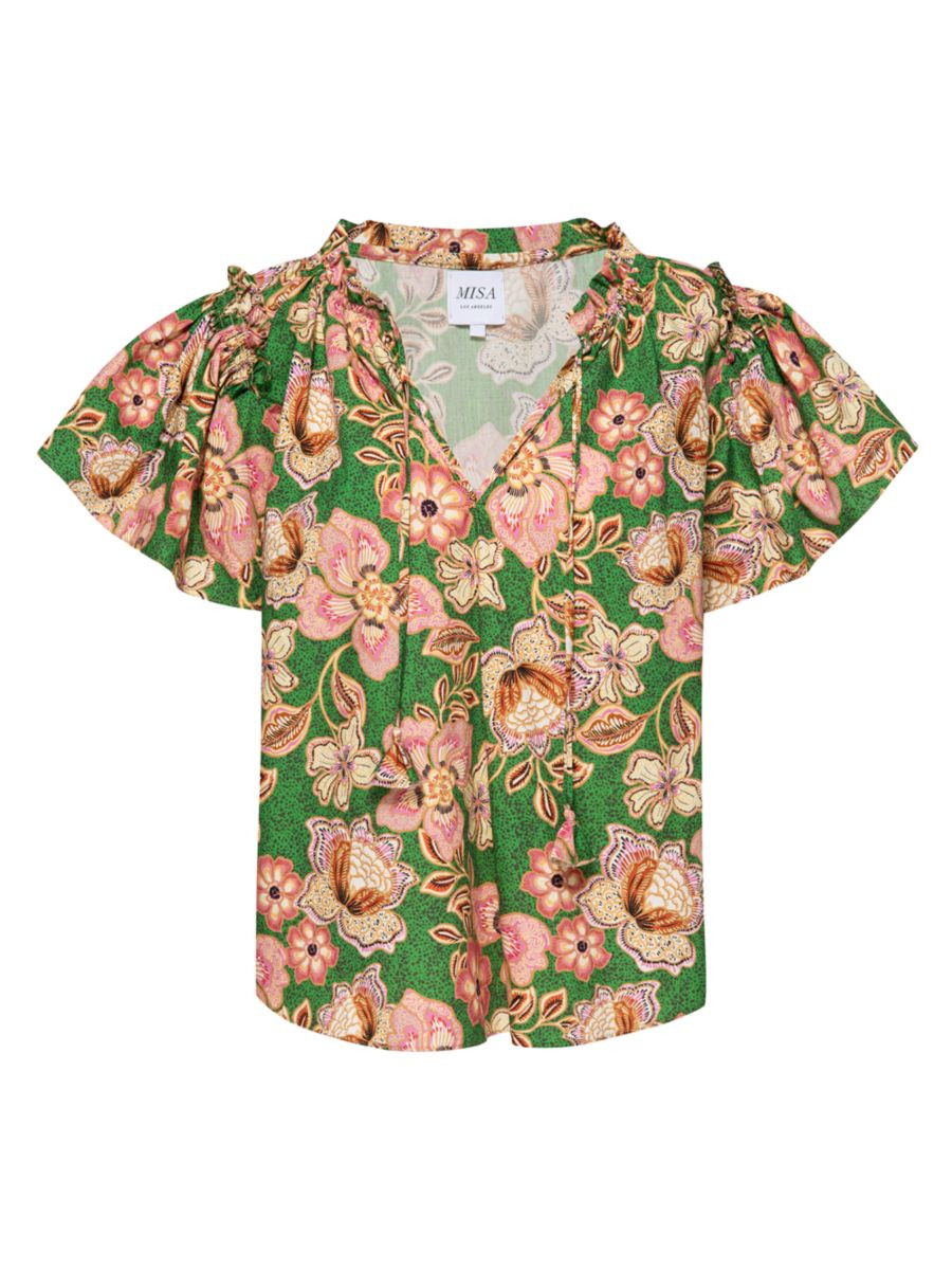 Suparna Floral-Printed Top | Saks Fifth Avenue