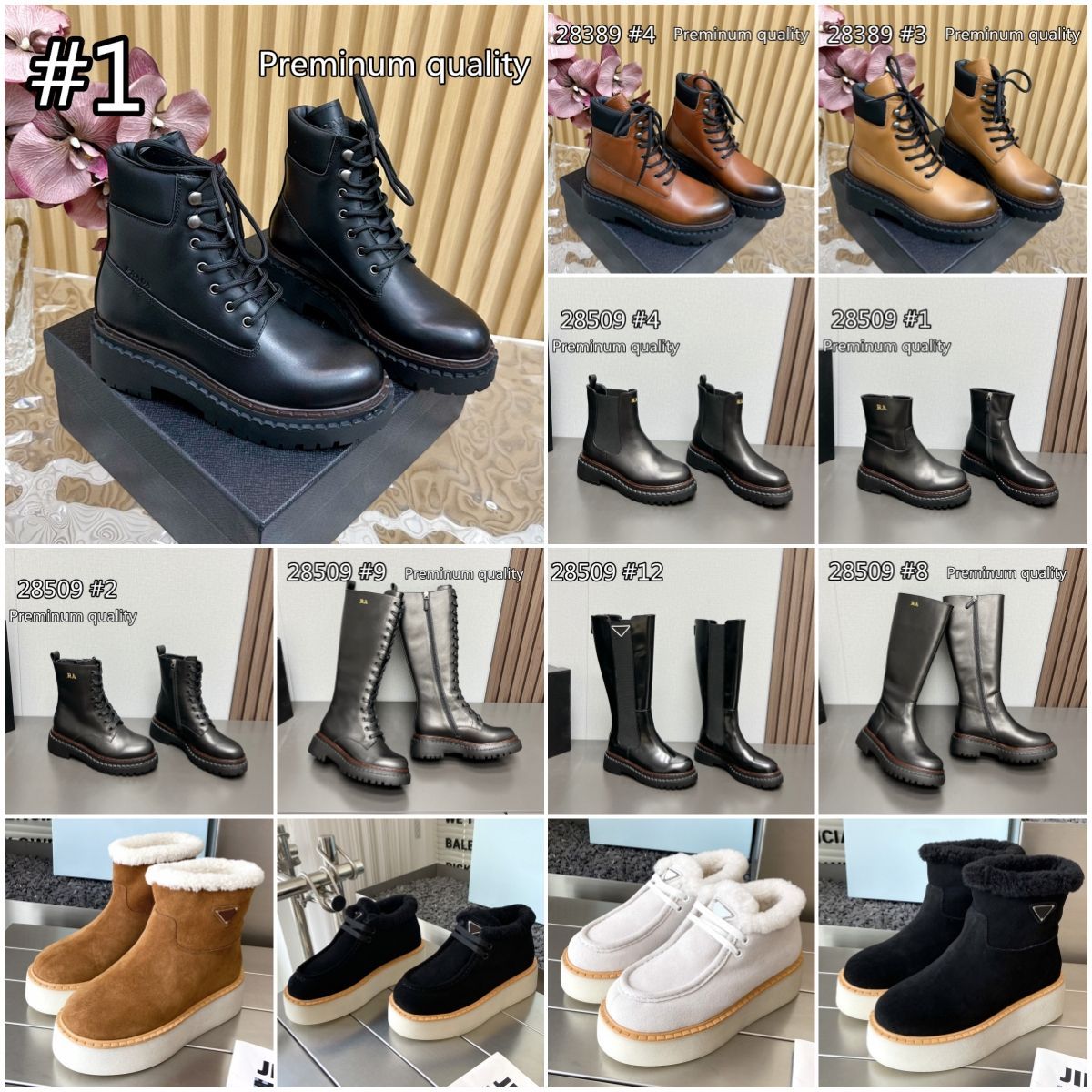 Boots Black Platform Shoes Over the Knee Leather Shoe Combat Cowboy Chelsea boot 35-41 XX5512 | DHGate