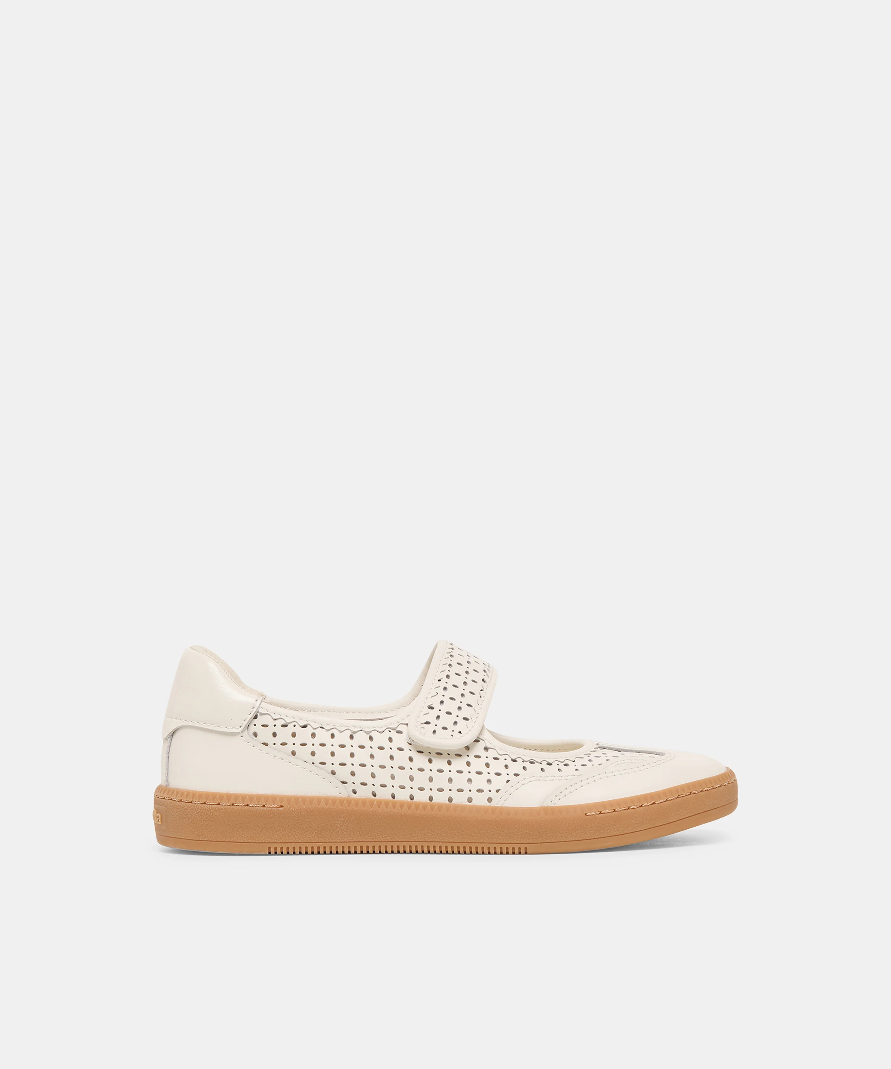 Nanet White Perforated Leather Sneakers | Dolce Vita | DolceVita.com