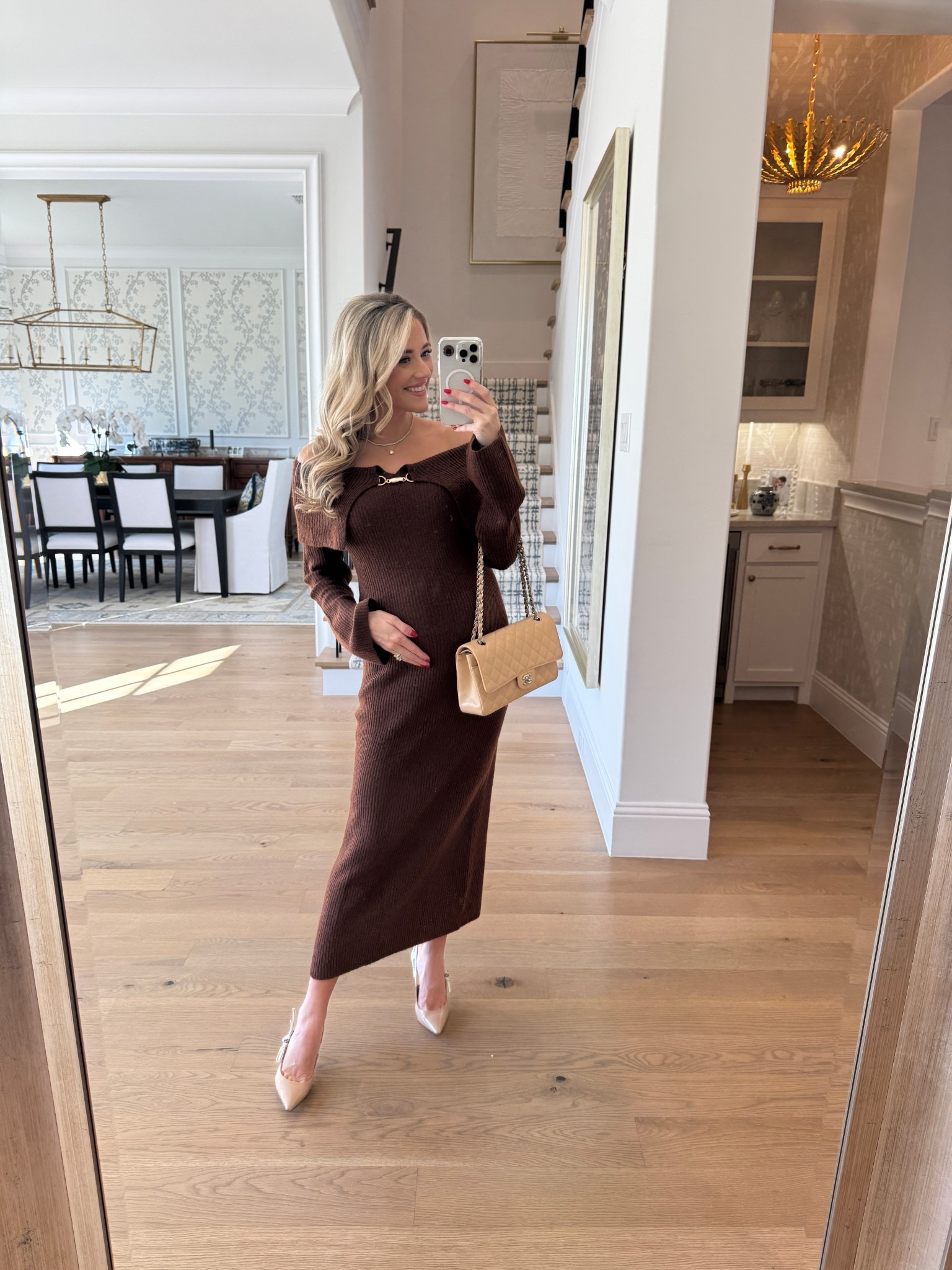 Brown Off the Shoulder Dress
Sweater Dress
Amazon Fashion 

#LTKootd #LTKBump