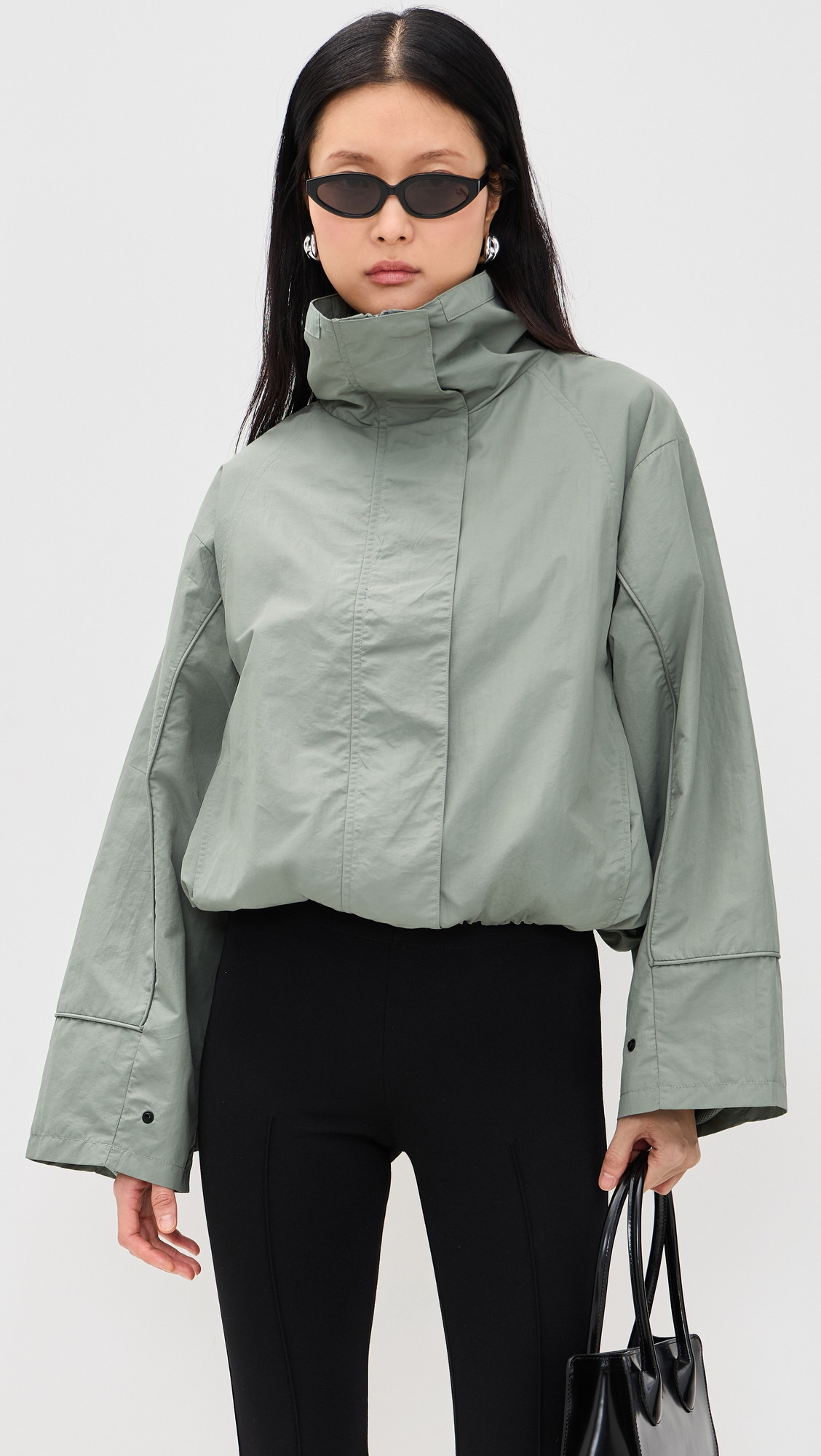 Lioness Shoreline Windbreaker Silver XXL | Shopbop