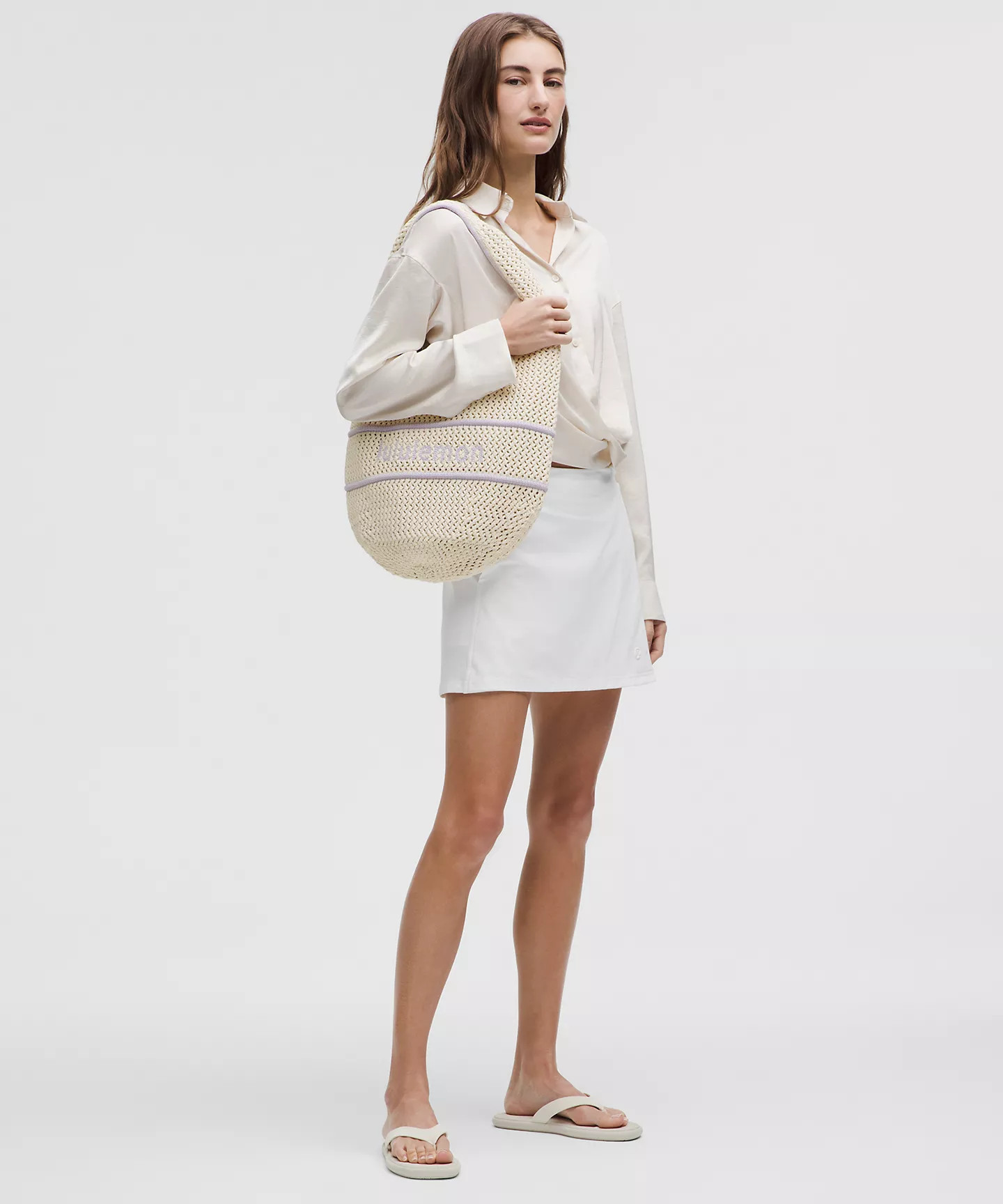 Cotton Crochet Shoulder Bag 7L | Lululemon (US)