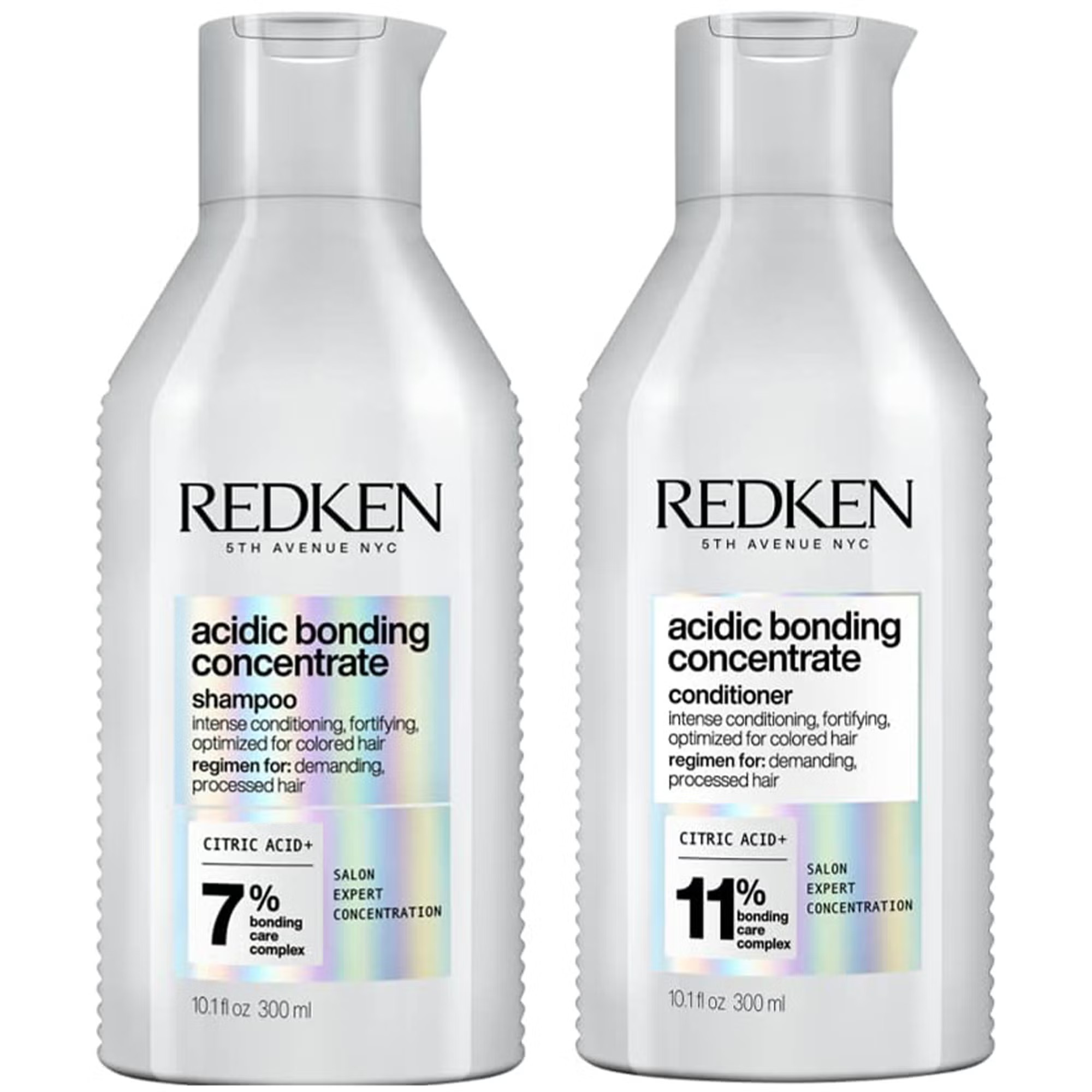 Redken Acidic Bonding Concentrate Shampoo 300ml and Conditioner 300ml Bundle, Bond Repair for Dam... | Look Fantastic (UK)