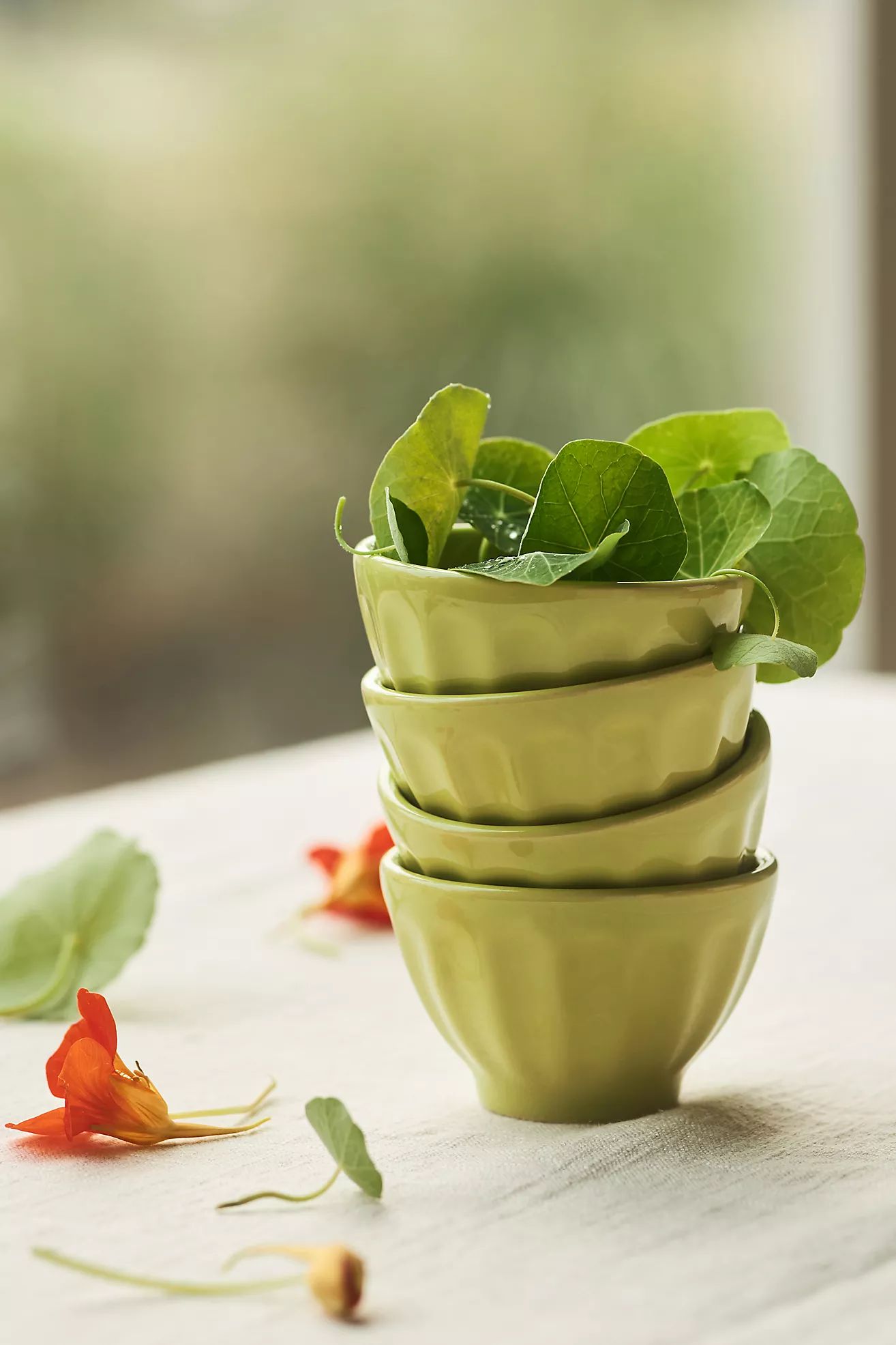 Amelie Latte Mini Bowls, Set of 4 | Anthropologie (US)