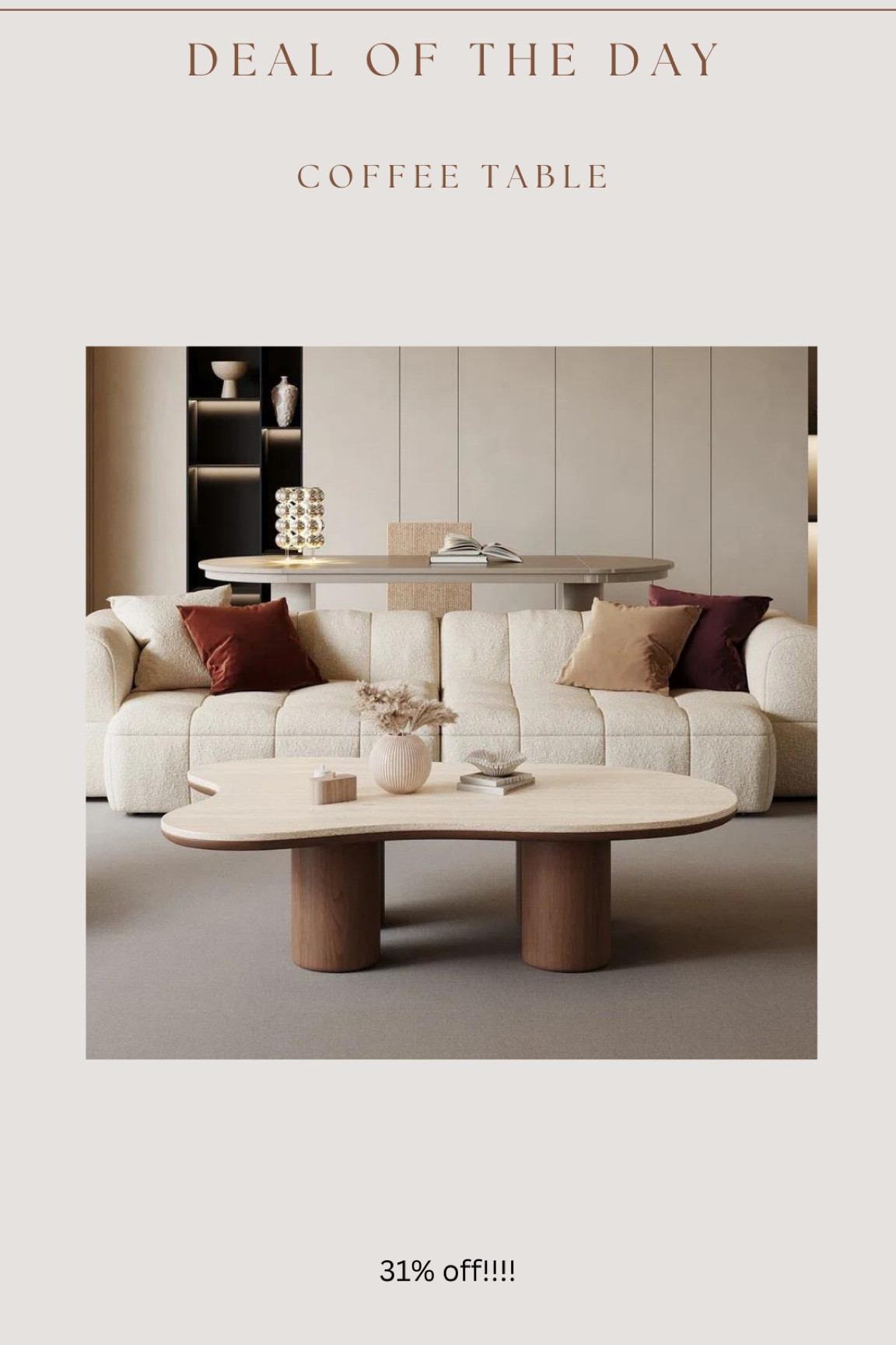 If this sells out I’ll cry 😭🤣 prettiest coffee table ever. we’re staying with my parents until our kitchen is done so I can’t measure to see if it will fit out teeny living room 

But had to share ASAP for you all because I CANNOT BELIEVE THIS DEAL on this marble top coffee table omg 🤯🤯🤯🔥🔥🔥 looks like a $2500+ piece!!!!! 



#LTKHome #LTKStyleTip #LTKSaleAlert