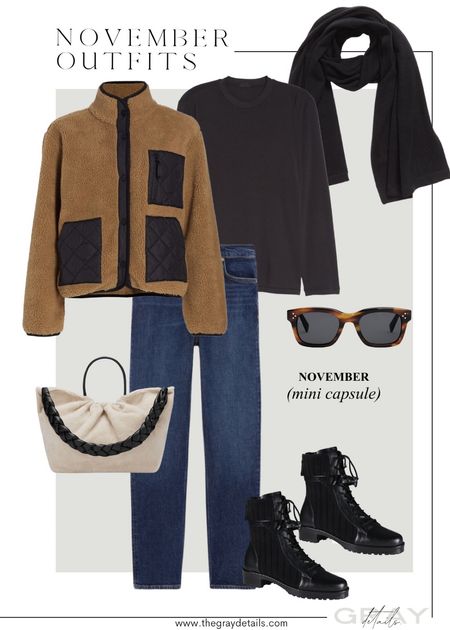 November outfit idea, thanksgiving outfit idea, fleece jacket, travel outfit 

#LTKtravel #LTKstyletip #LTKSeasonal
