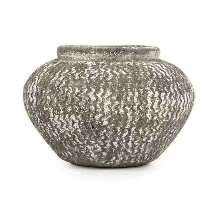 Zentique Vase with Distressed Gray Finish | Walmart (US)