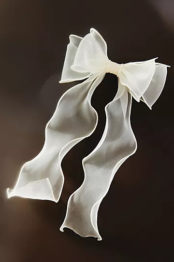 Wavy Chiffon Bow | Anthropologie (US)