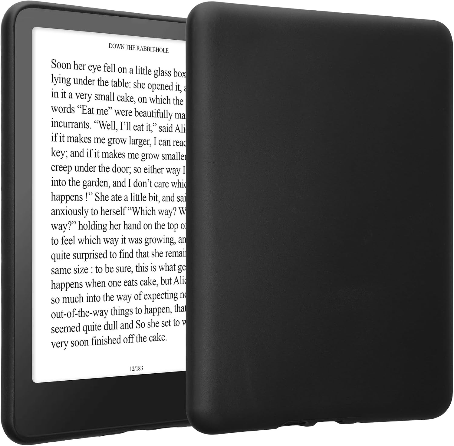 kwmobile Case Compatible with Amazon Kindle Paperwhite (2024)/Colorsoft - TPU e-Reader Back Cover - Black Matte | Amazon (UK)