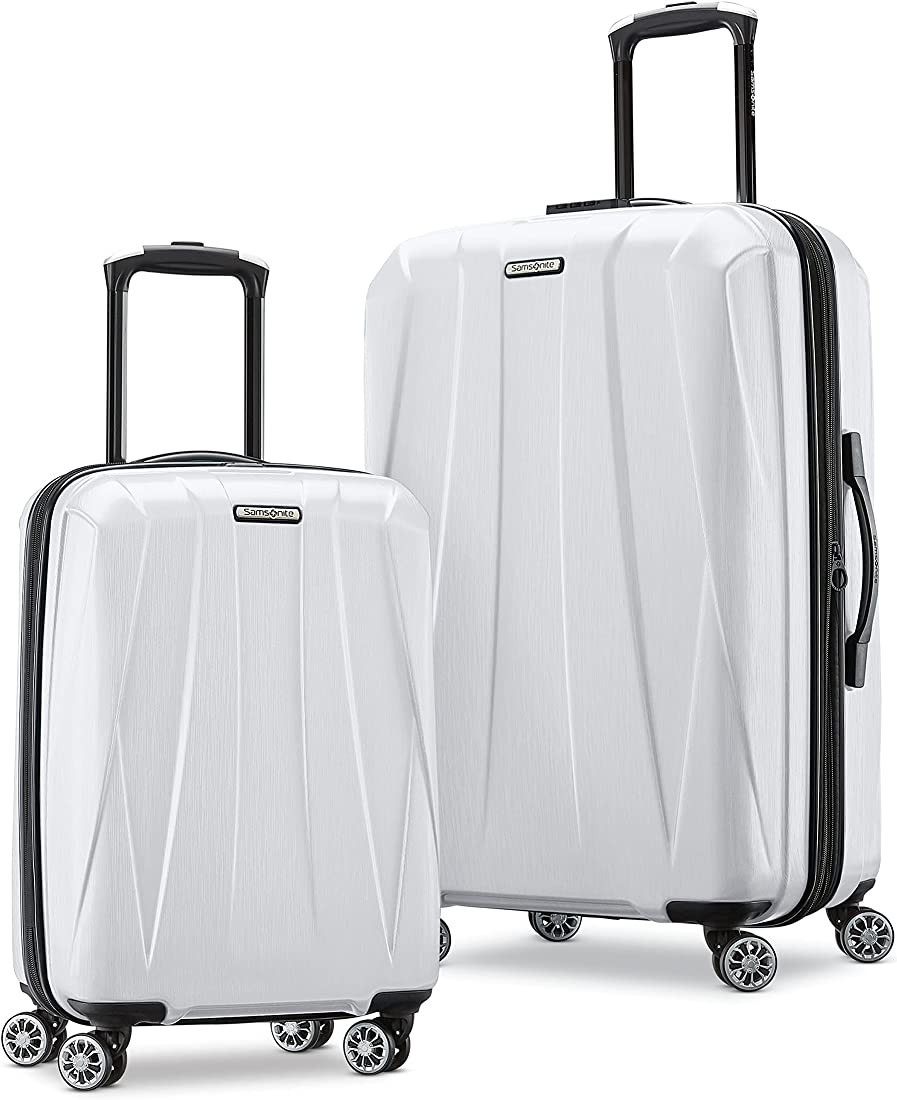 Samsonite Centric 2 Hardside Expandable Luggage with Spinners | Snow White | 2PC SET (Carry-on/Me... | Amazon (US)