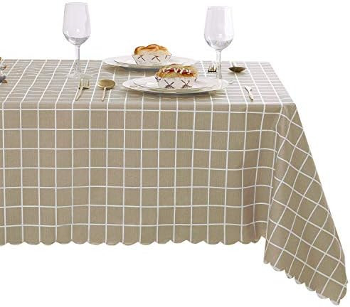 Hiasan Buffalo Plaid PVC Tablecloth Rectangle - 100% Waterproof Spillproof Stain Resistant Wipeab... | Amazon (US)