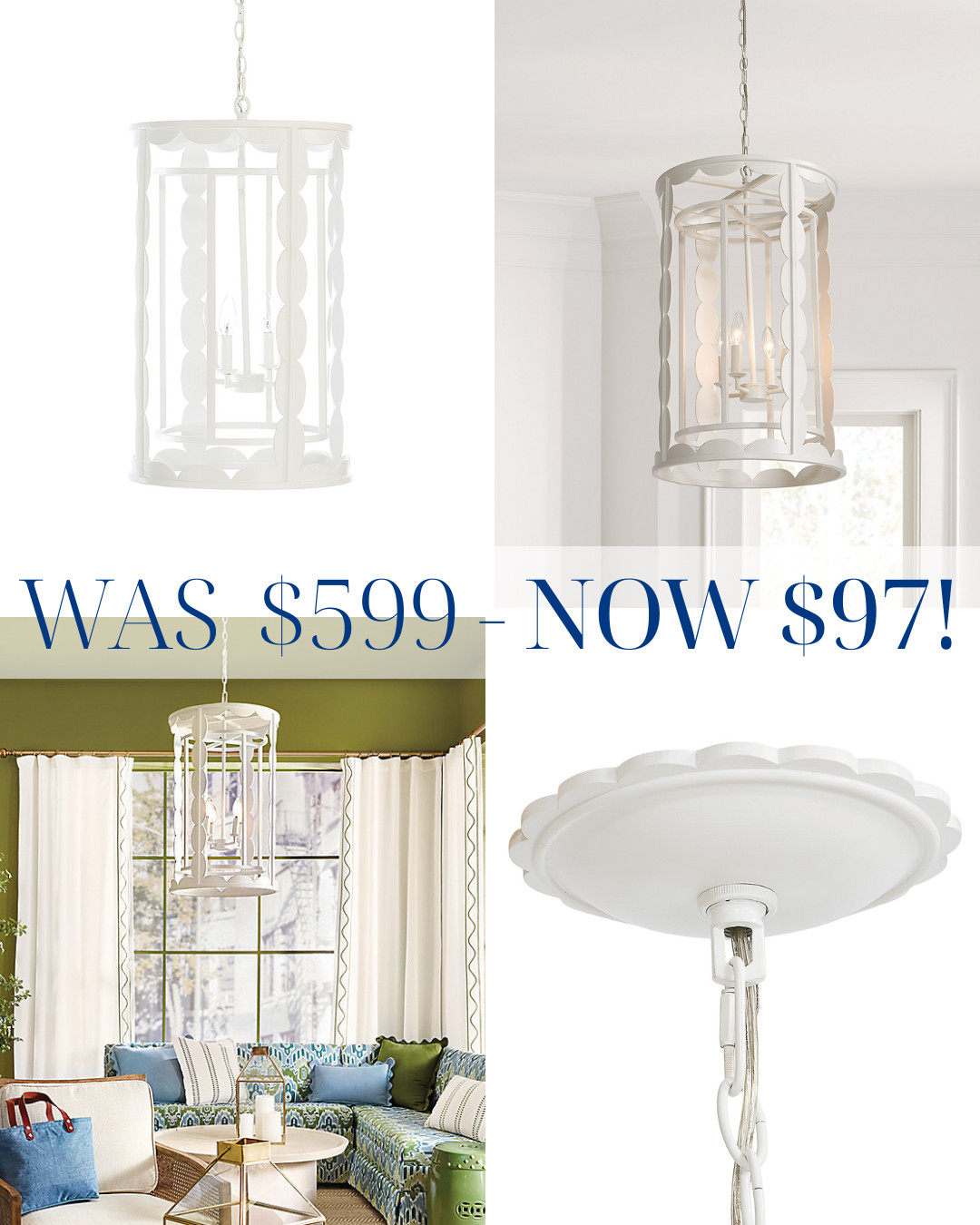 Scalloped + Stunning – for UNDER $100!
This preppy white lantern chandelier was originally $599 and is now just $97 – a total steal for this timeless, scallop-edged beauty. Perfect for coastal, grandmillennial, or cottage-style spaces. I’ve never seen it priced this low!

| scallop chandelier | lantern pendant light | preppy home lighting | ceiling light clearance | white chandelier sale | coastal lighting finds |

#PreppyHome #LightingSale #GrandmillennialDecor #CoastalLighting #ScallopedStyle #ProperlyShopped

 

 #LTKHome #LTKSaleAlert #LTKFindsUnder100