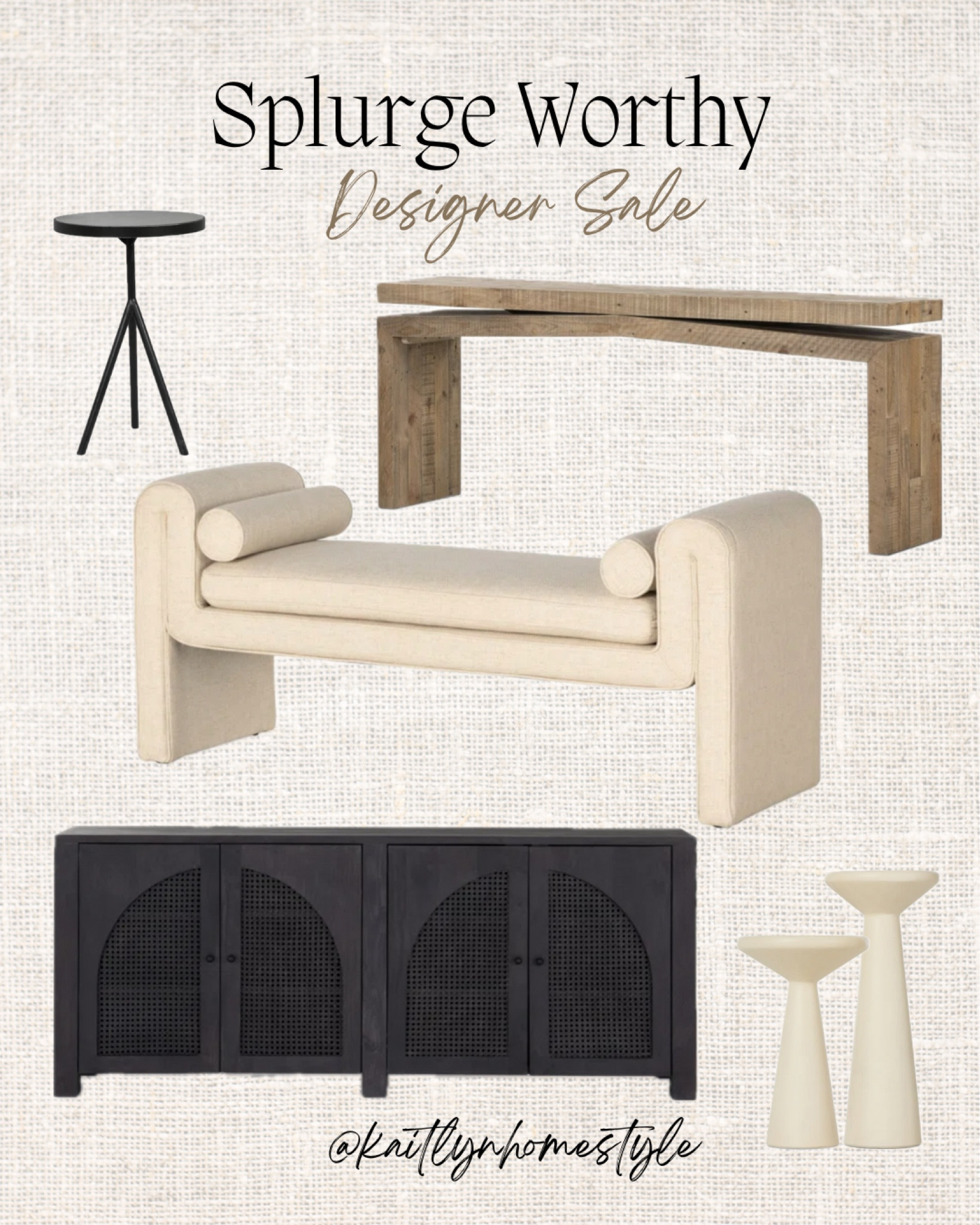 Splurge Worthy Designer Sale. McGee&Co, Four Hands, Wayfair finds. Console table, bench, side tables, sideboard  

#LTKsalealert #LTKstyletip #LTKhome