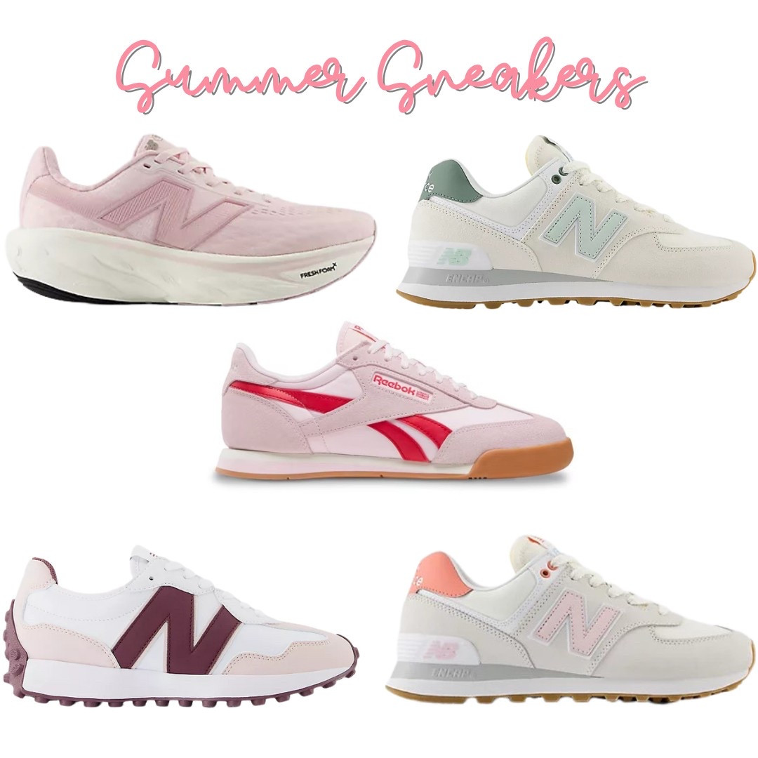 Girly summer sneakers 

#LTKShoeCrush #LTKOver40 #LTKFindsUnder100