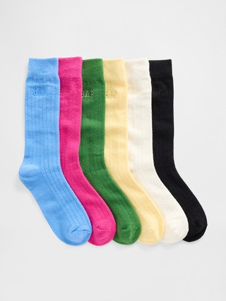 CashSoft Logo Crew Socks Gift Set (7-Pack) | Gap (US)