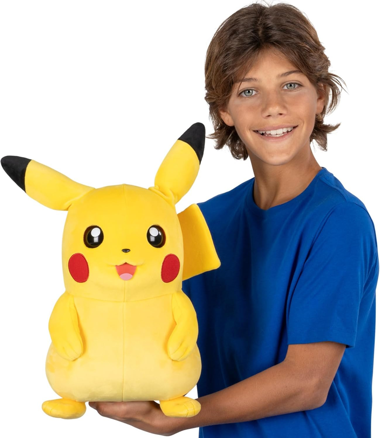 Pokémon Pikachu Puppetronic by RealFX - 16-Inch Interactive Plush with 120+ Animations of Movement, Lights, and Sounds | Amazon (US)