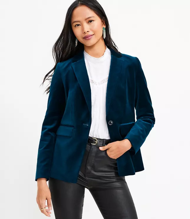 Velvet Modern Blazer | LOFT