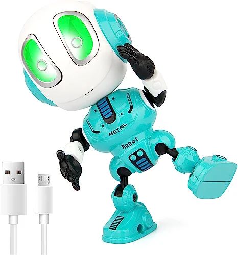 Sopu Stocking Stuffers, Rechargeable Robot Toys, Mini Talking Robot with Repeats Waht You Say, LE... | Amazon (US)