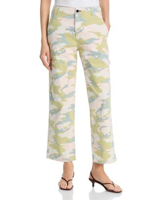 Carpenter High Rise Straight Jeans in Pink Camo | Bloomingdale's (US)