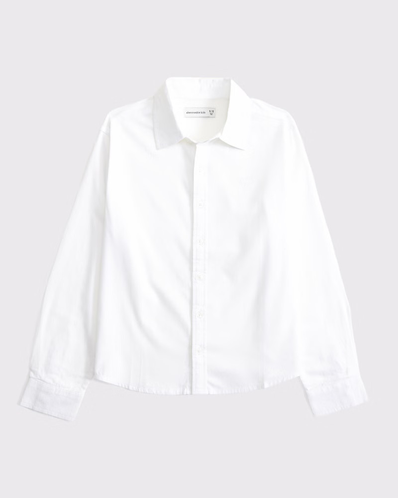 boys long-sleeve dress shirt | boys tops | Abercrombie.com | Abercrombie & Fitch (US)